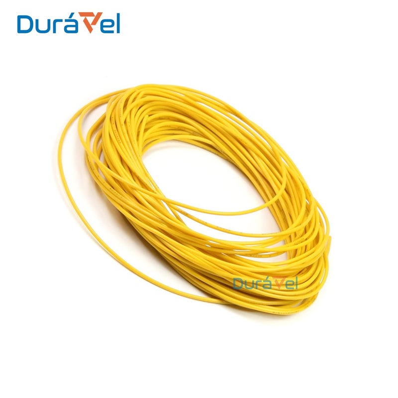 Duravel Copper Wire Conductor for Electrical Power Transmission - Yellow, 90 Meters, 1.5mm - Image 2